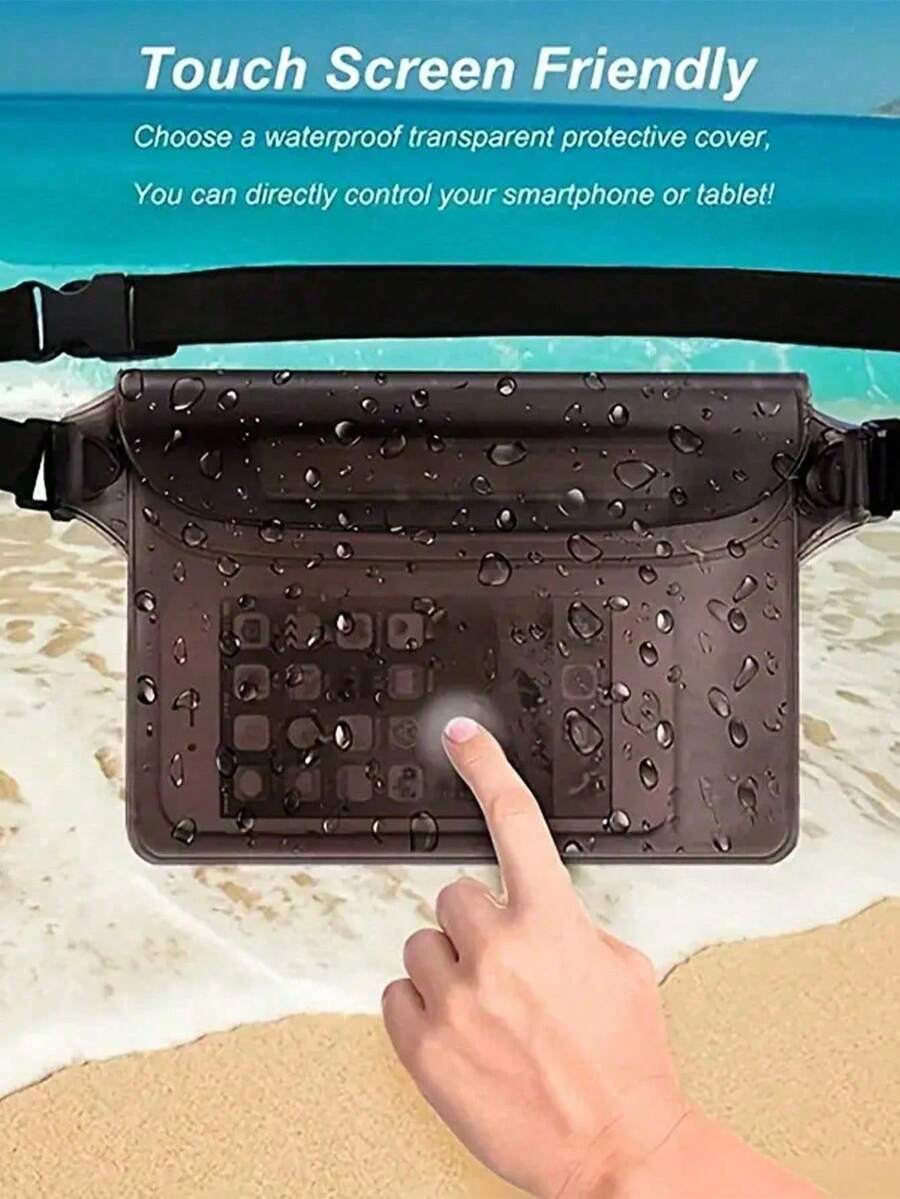 PVC Waterproof Beach Bag, Large Capacity Phone Bag