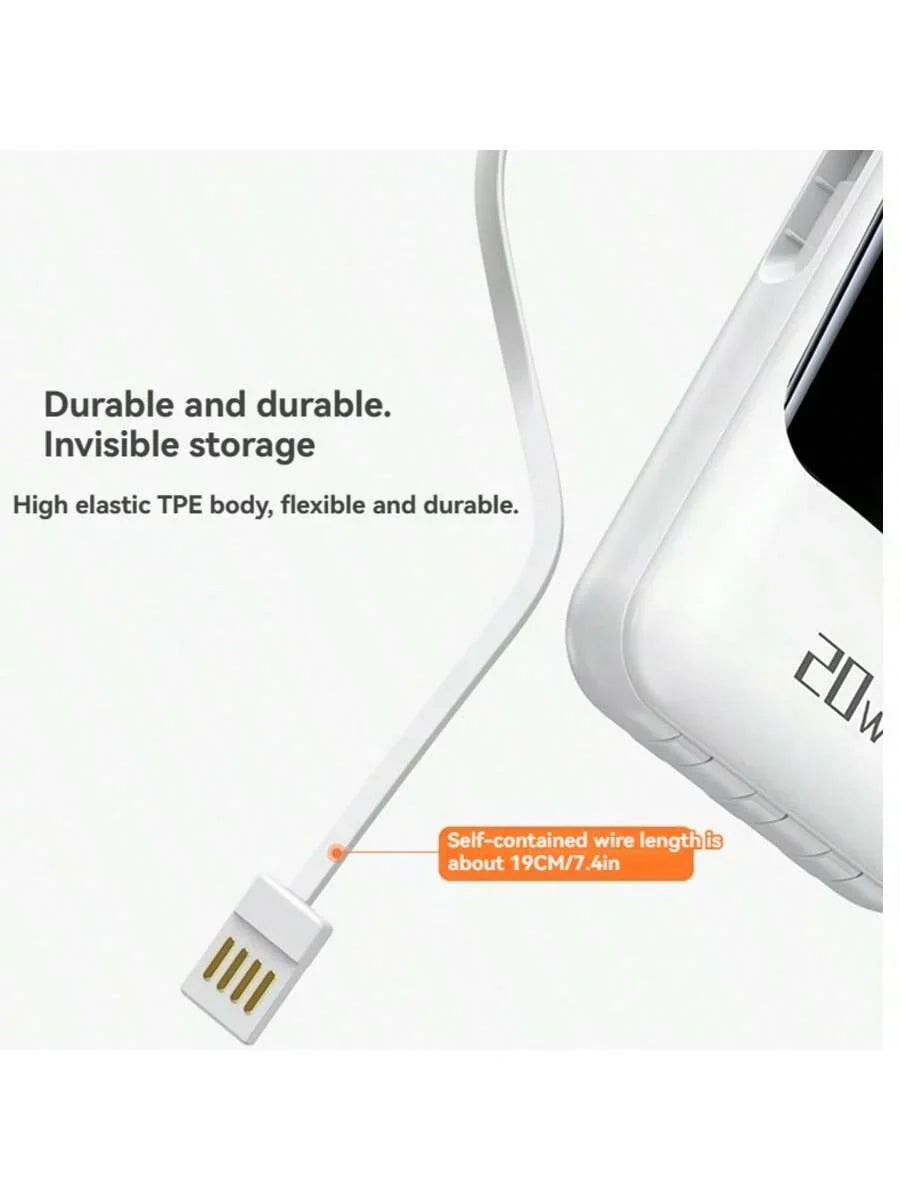 Small Portable Charger Power Bank PD20w Fast Charging