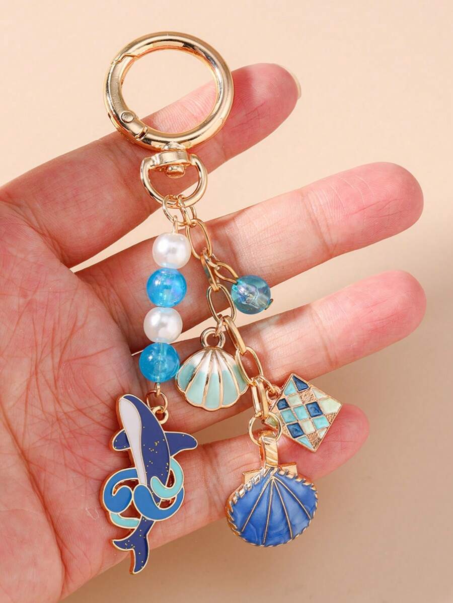 Unisex Marine Animal Keychain Sea Star