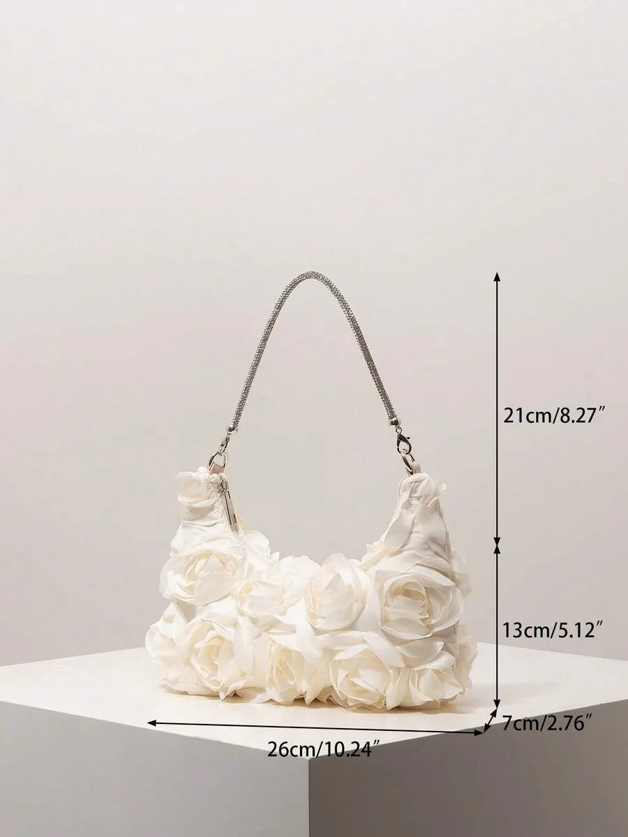 Random Pattern Shoulder Bag, Sequin Bag