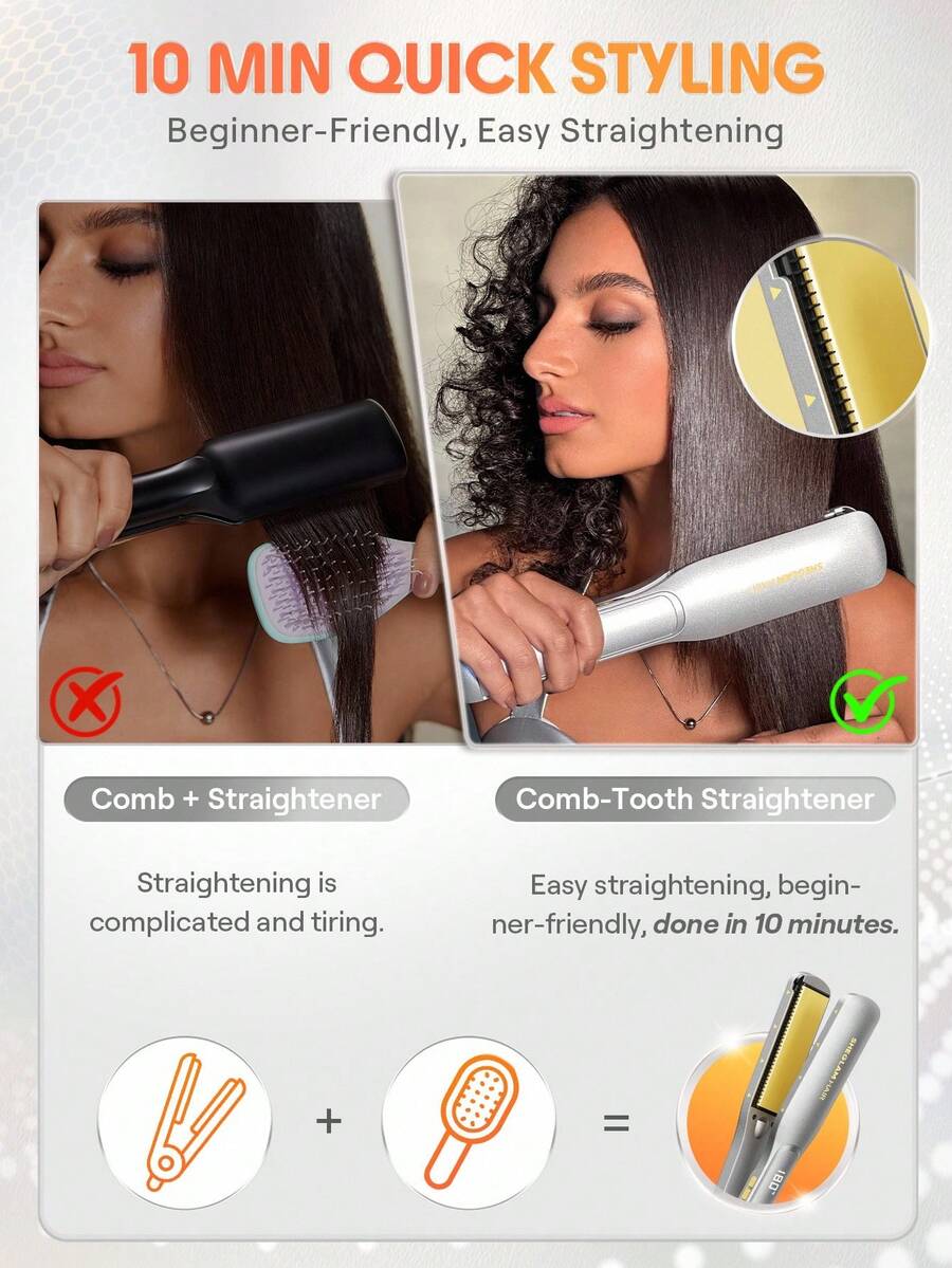 SHEGLAM HAIR Sleek Chic Wide Glide Straightener