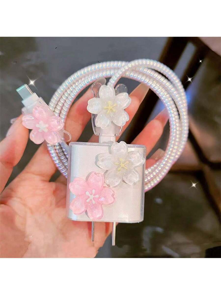 Minimalist Floral Charging Protector Case