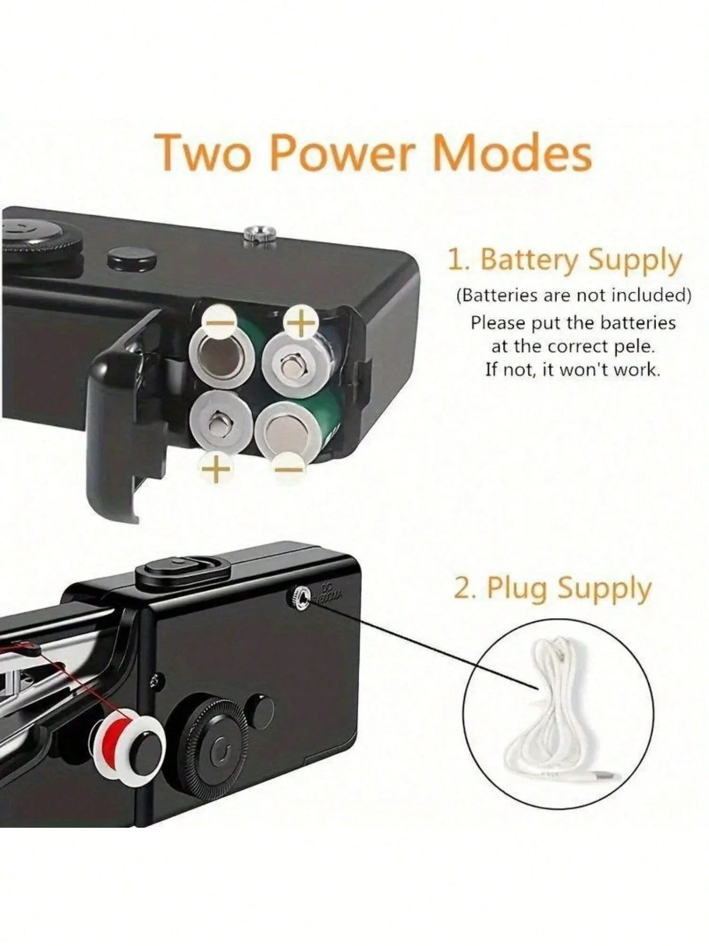 Mini Portable Handheld Sewing Machine