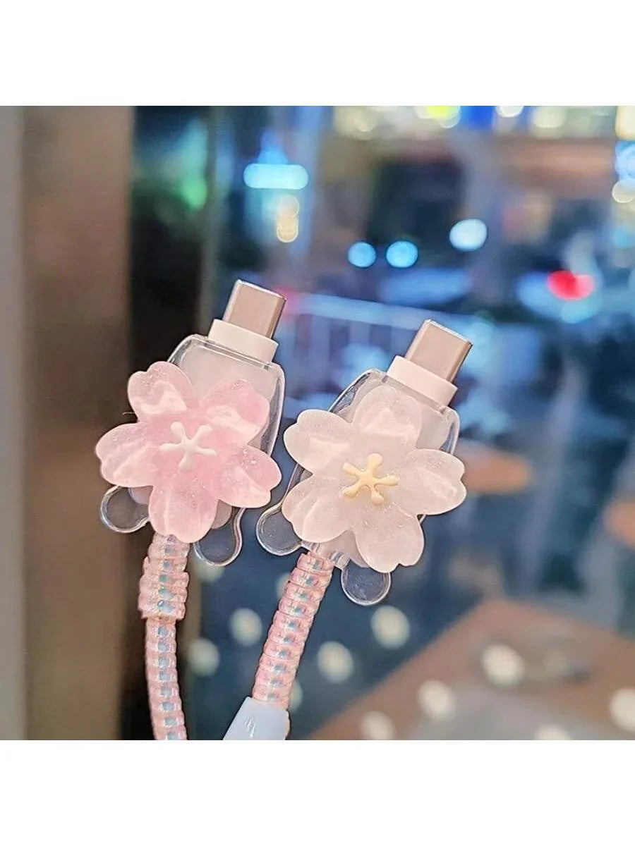 Minimalist Floral Charging Protector Case