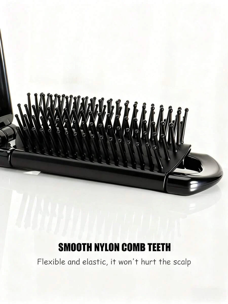 X Milania 1pc Foldable Comb - Cream Color