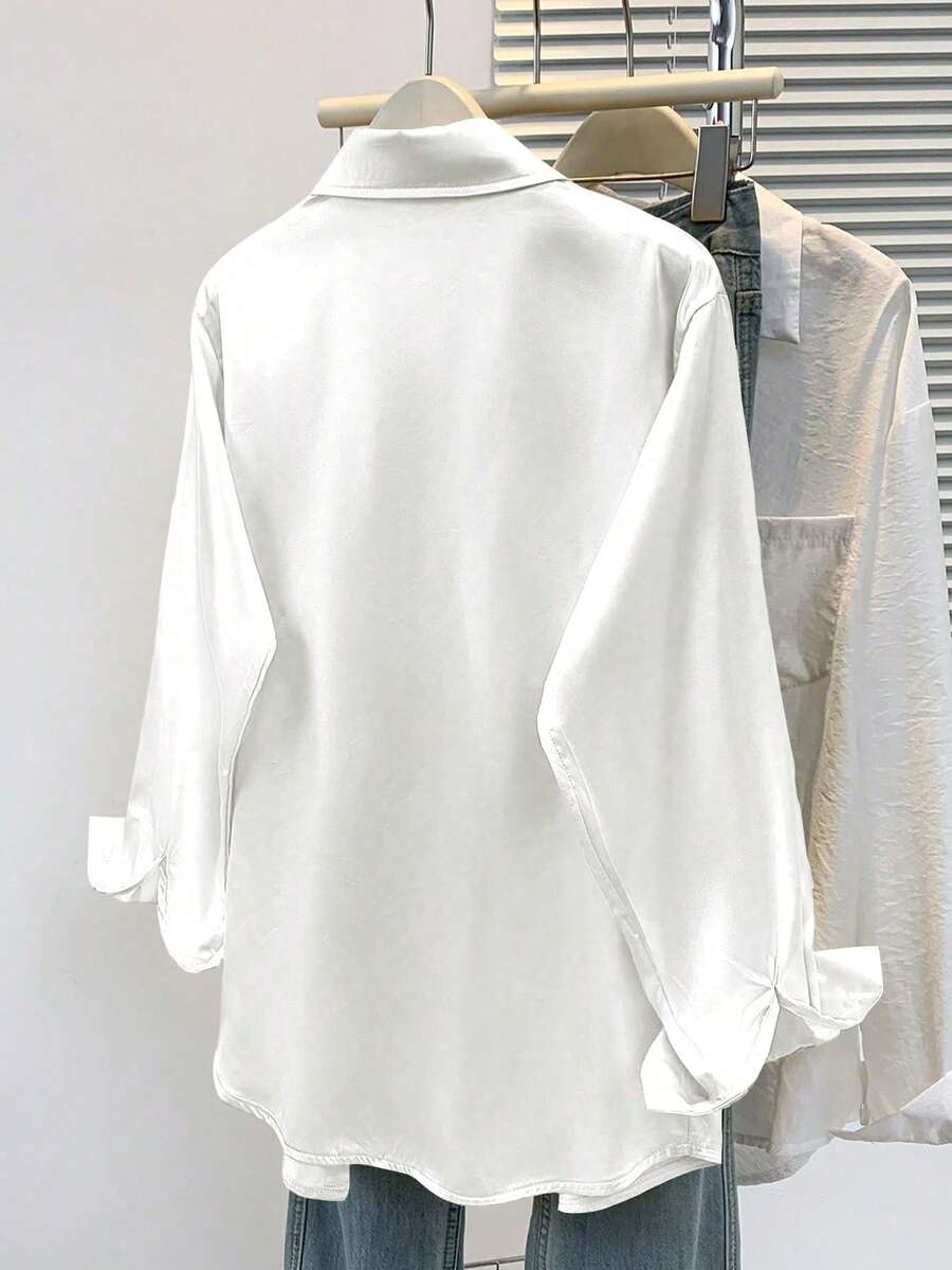 Women’s Satin Business Casual Blouse
