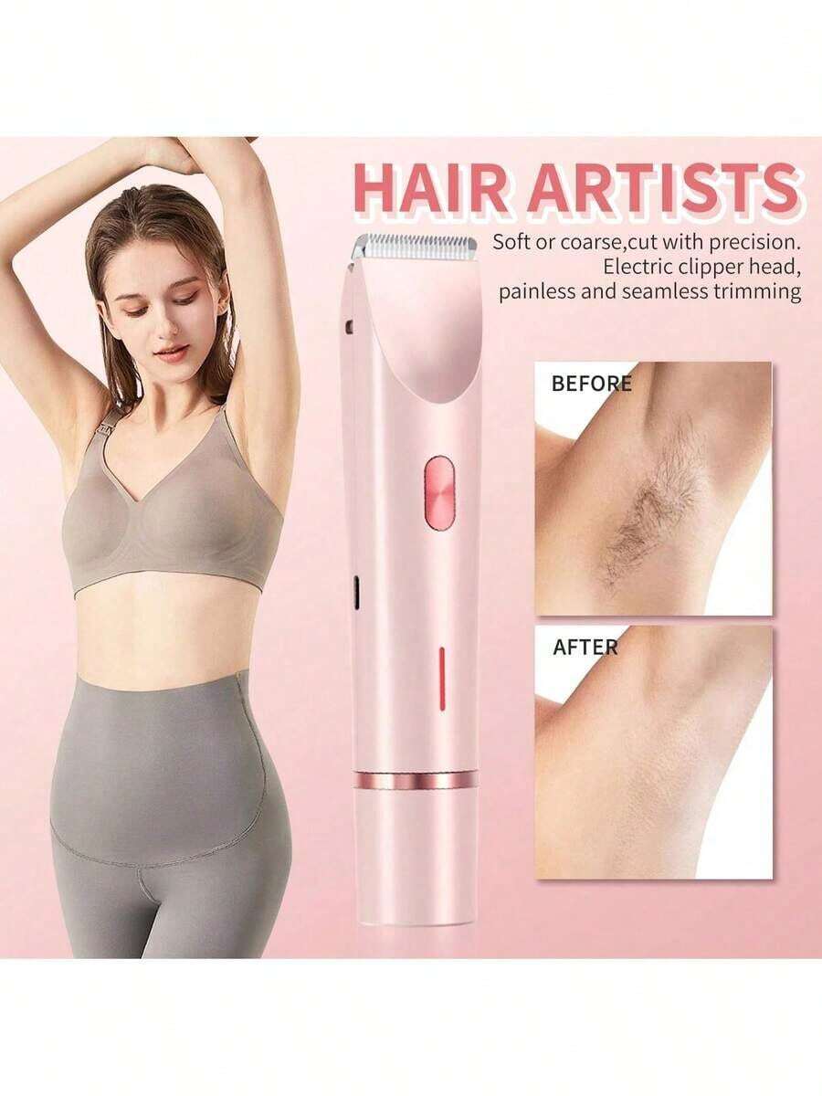 2 In 1 Women Electric Razor & Bikini Trimmer