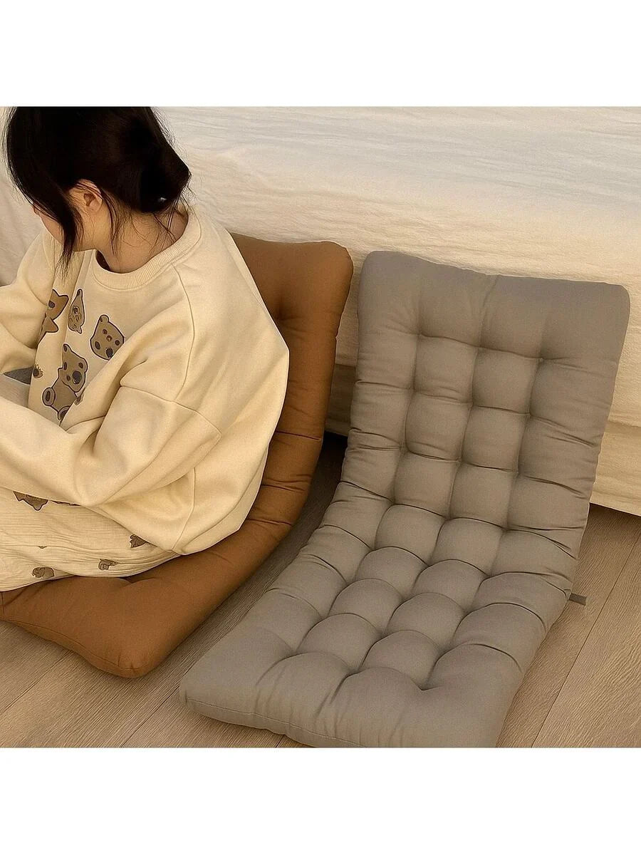 One-Piece Full-Length Office Chair Cushion | Thick, Tufted
