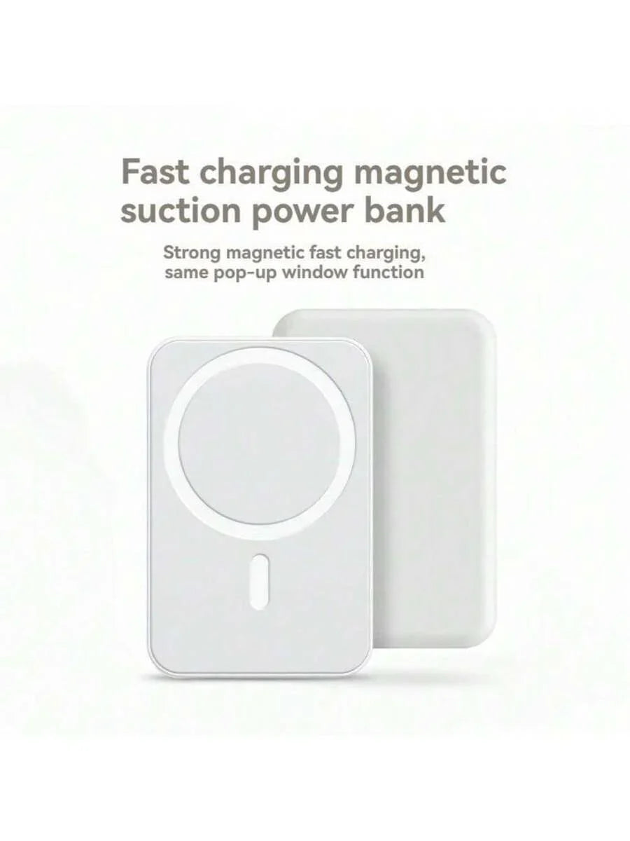 Magnetic Wireless Power Bank 5000mAh Qi2 Certified 15W Fast Charging