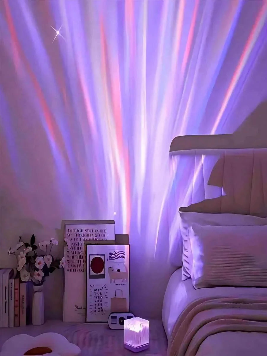 16 Color LED Cube Projector Light