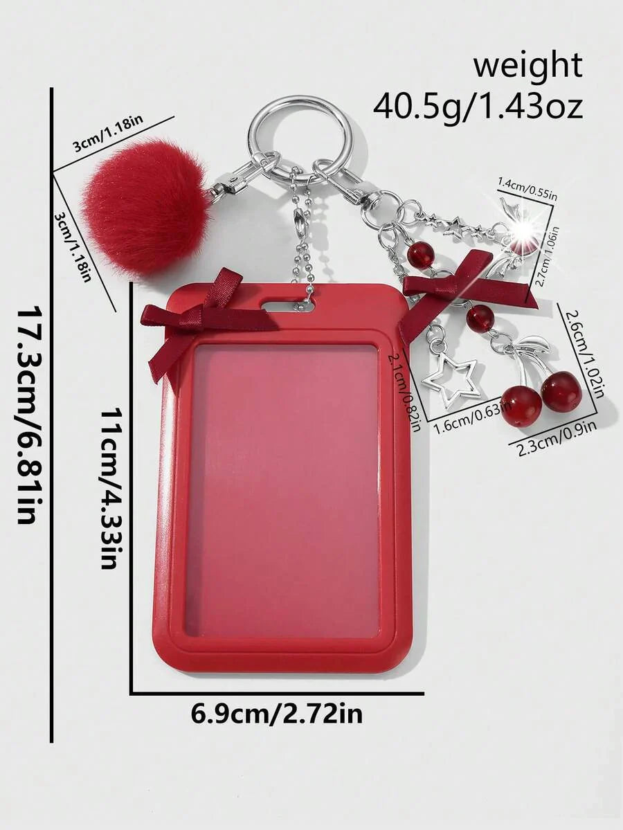ROMWE Kawaii 1 College Style Red Card Cover