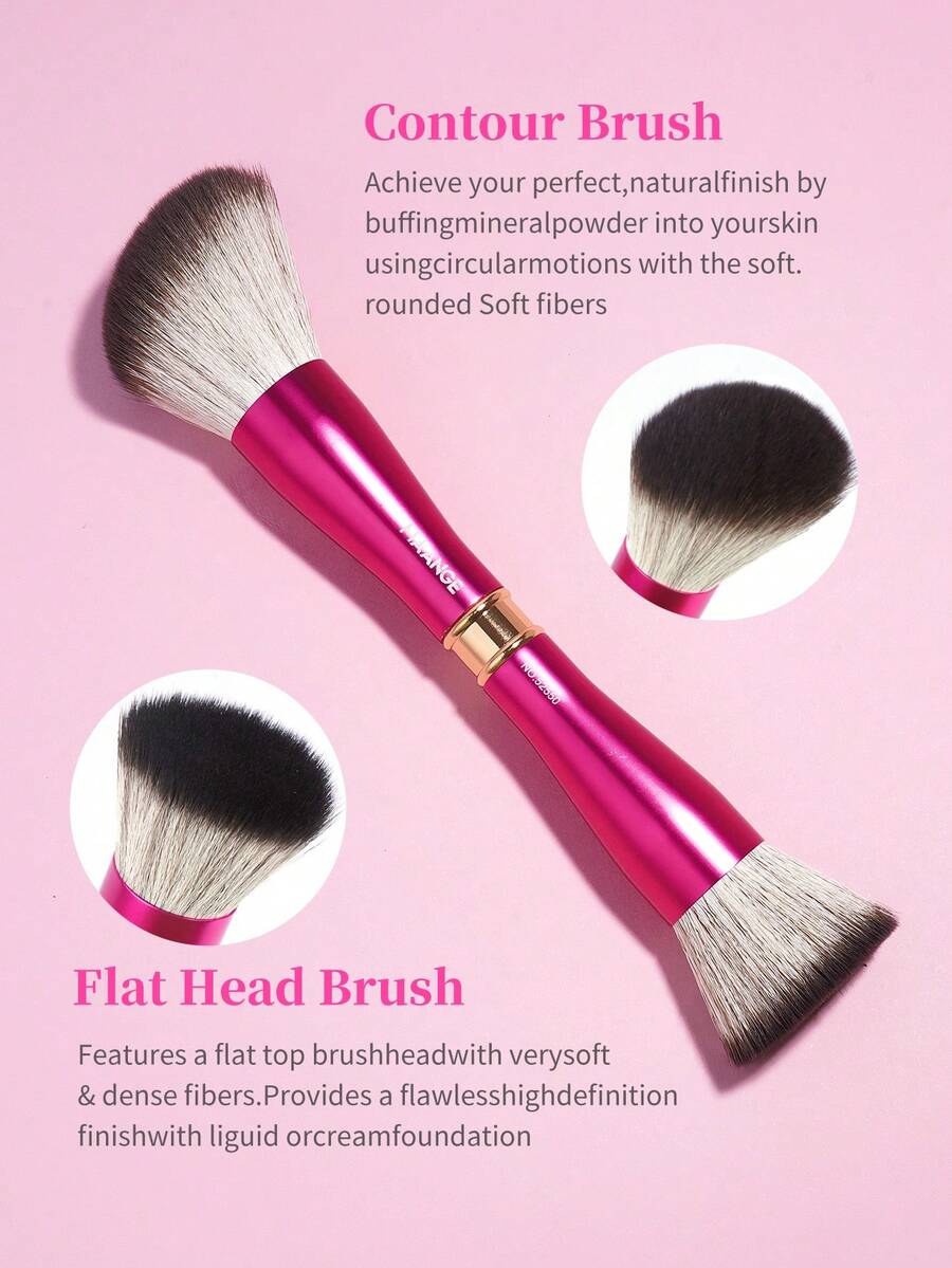 MAANGE Professional Soft Hair Aluminum Tube Makeup Brush Set
