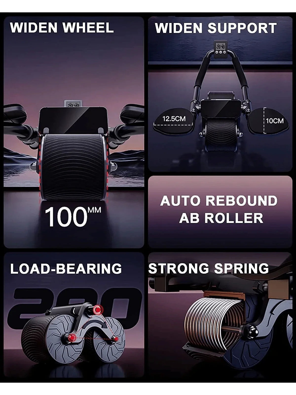 Ab Roller Wheel Workout Abdominal Fitness Wheel