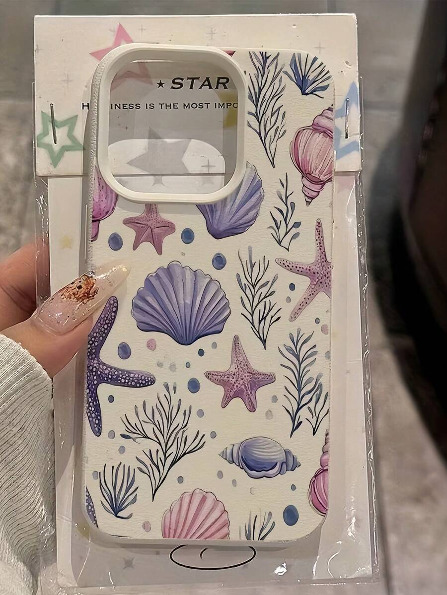 Iphone Pink White TPU Fashion Shockproof Mobile Cover