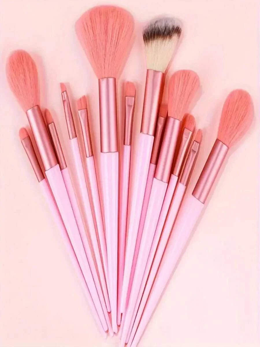 13pcs Professional Makeup Brush Set, Suitable For Foundation