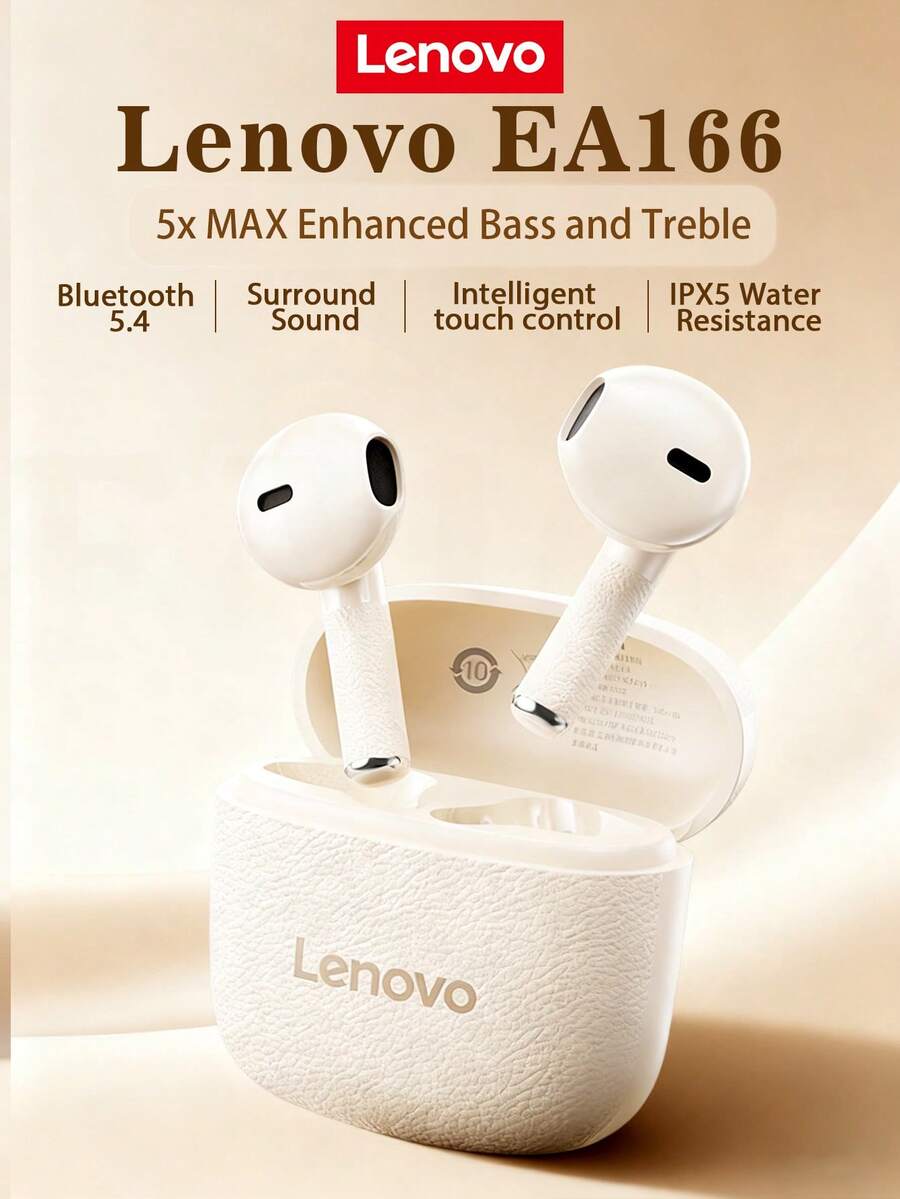 Lenovo EA166 Bluetooth 5.4 Earphones: High-Quality Sound