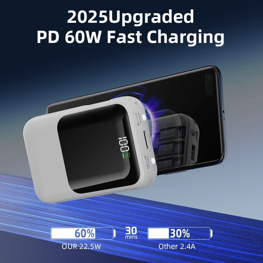 GAWFOLK 10000mAh Portable Power Bank - PD20W Fast Charging
