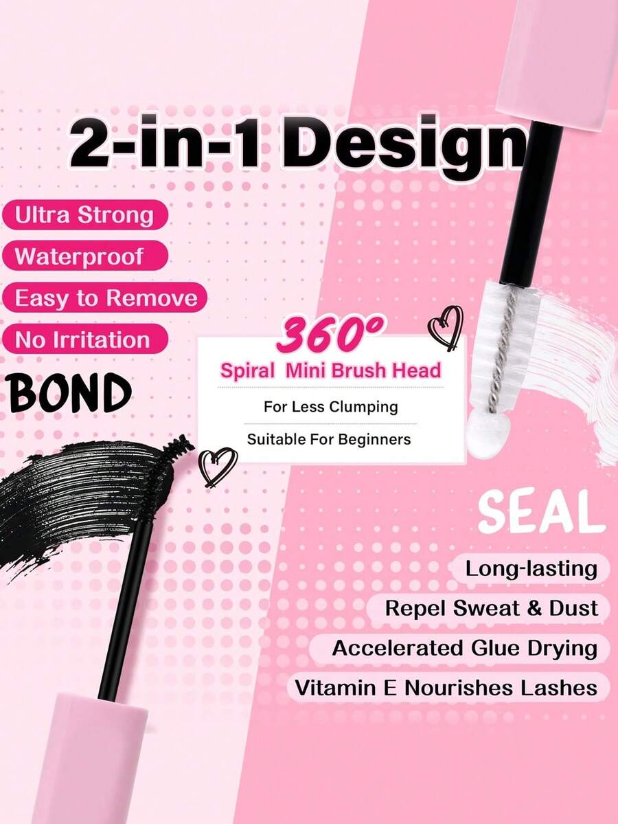 MEM Eyelash Extension Kit, DIY Eyelash Extension Set