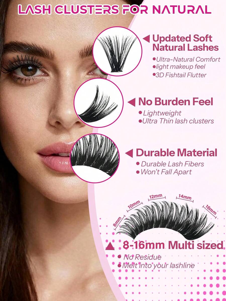 MEM Eyelash Extension Kit, DIY Eyelash Extension Set