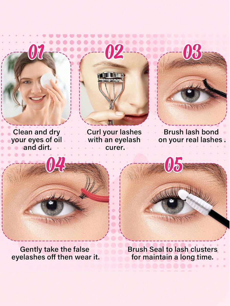 MEM Eyelash Extension Kit, DIY Eyelash Extension Set