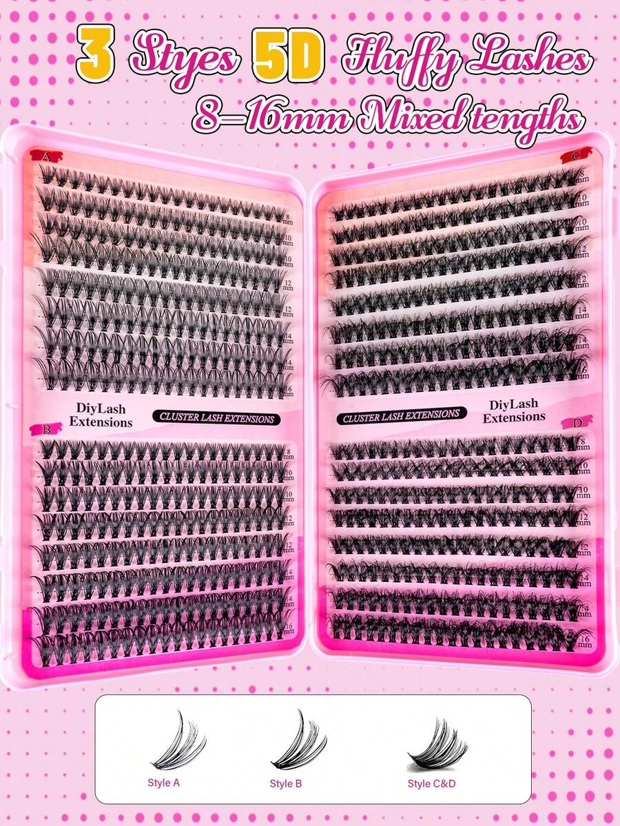 MEM Eyelash Extension Kit, DIY Eyelash Extension Set