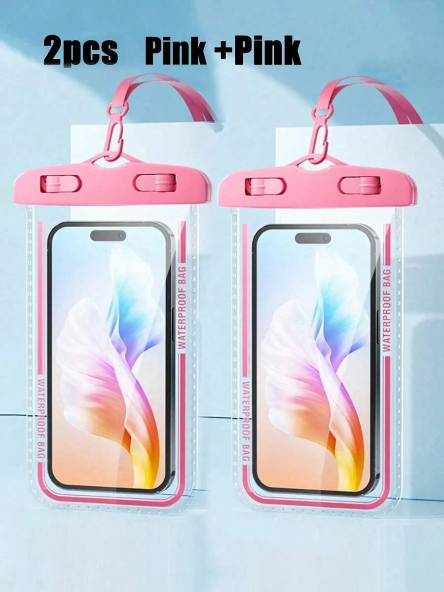 2pcs Waterproof Diving Phone Pouch
