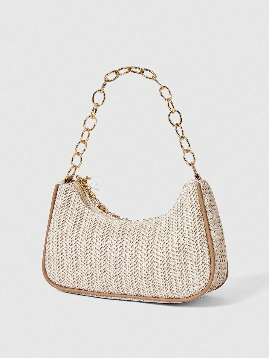 Viva Strut Summer Seaside Vacation Straw Bag