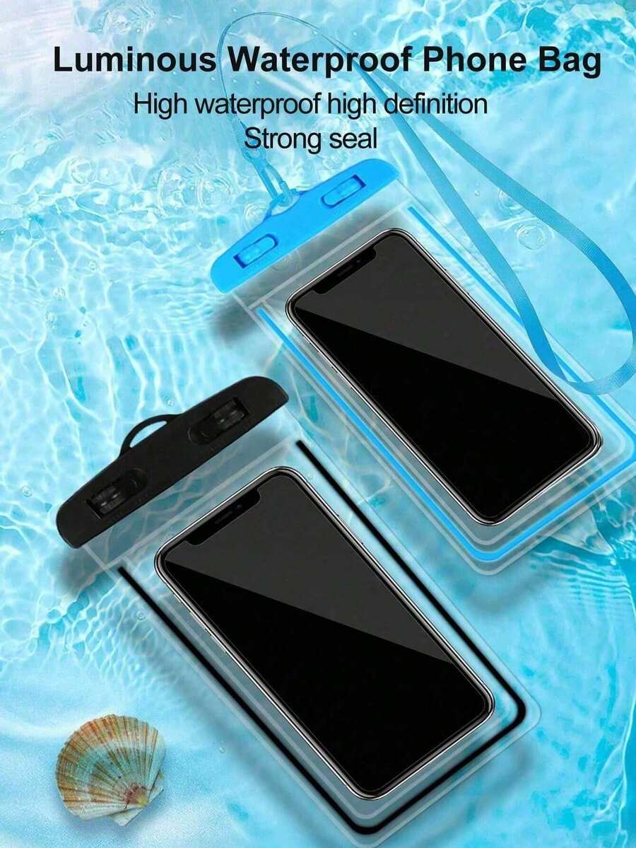 PVC Waterproof Phone Pouch With Lanyard