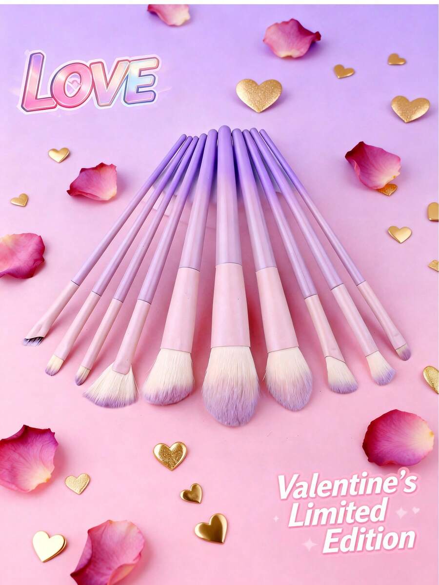 13pcs Professional Makeup Brush Set, Suitable For Foundation
