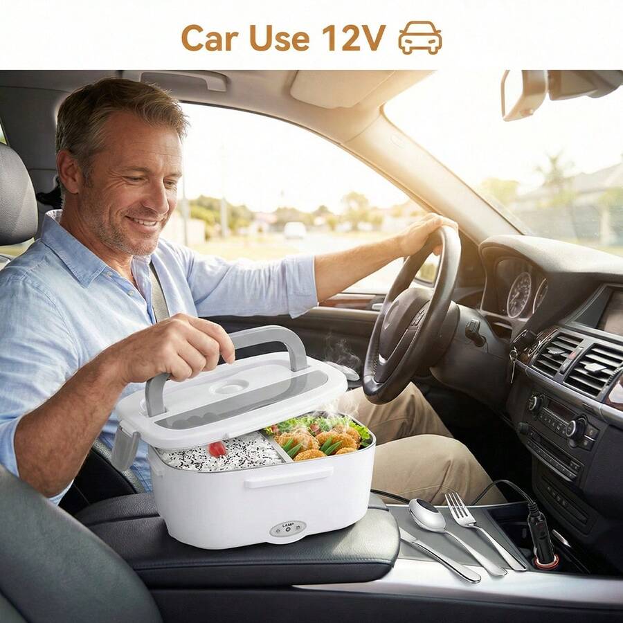 Electric Lunch Box Food Heater 40W Heated Lunch Box