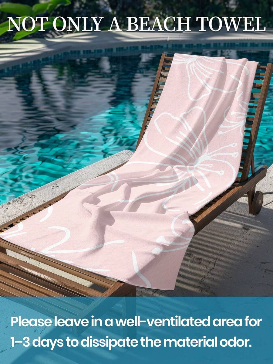 Printed Beach Towel, Summer Fruit Pattern Swimwear