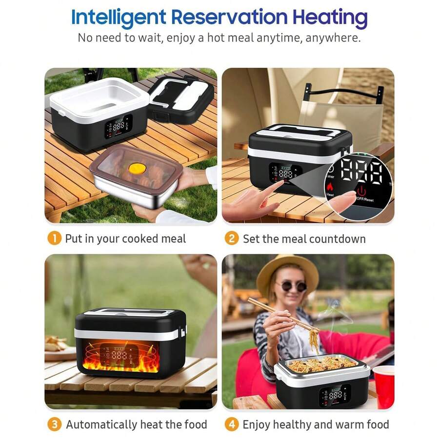 Adult Wireless Electric Heating Lunch Box