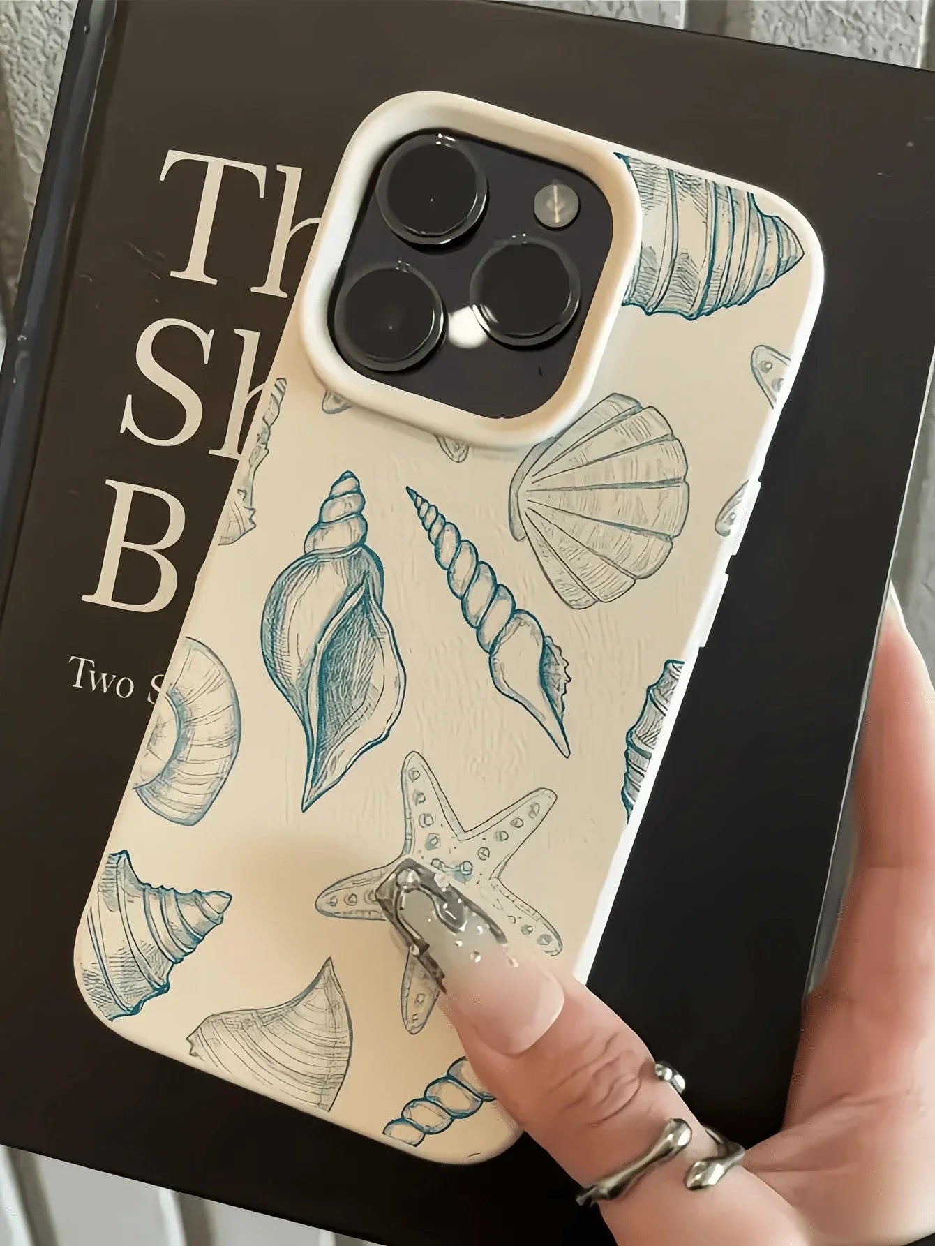 Iphone Pink White TPU Fashion Shockproof Mobile Cover