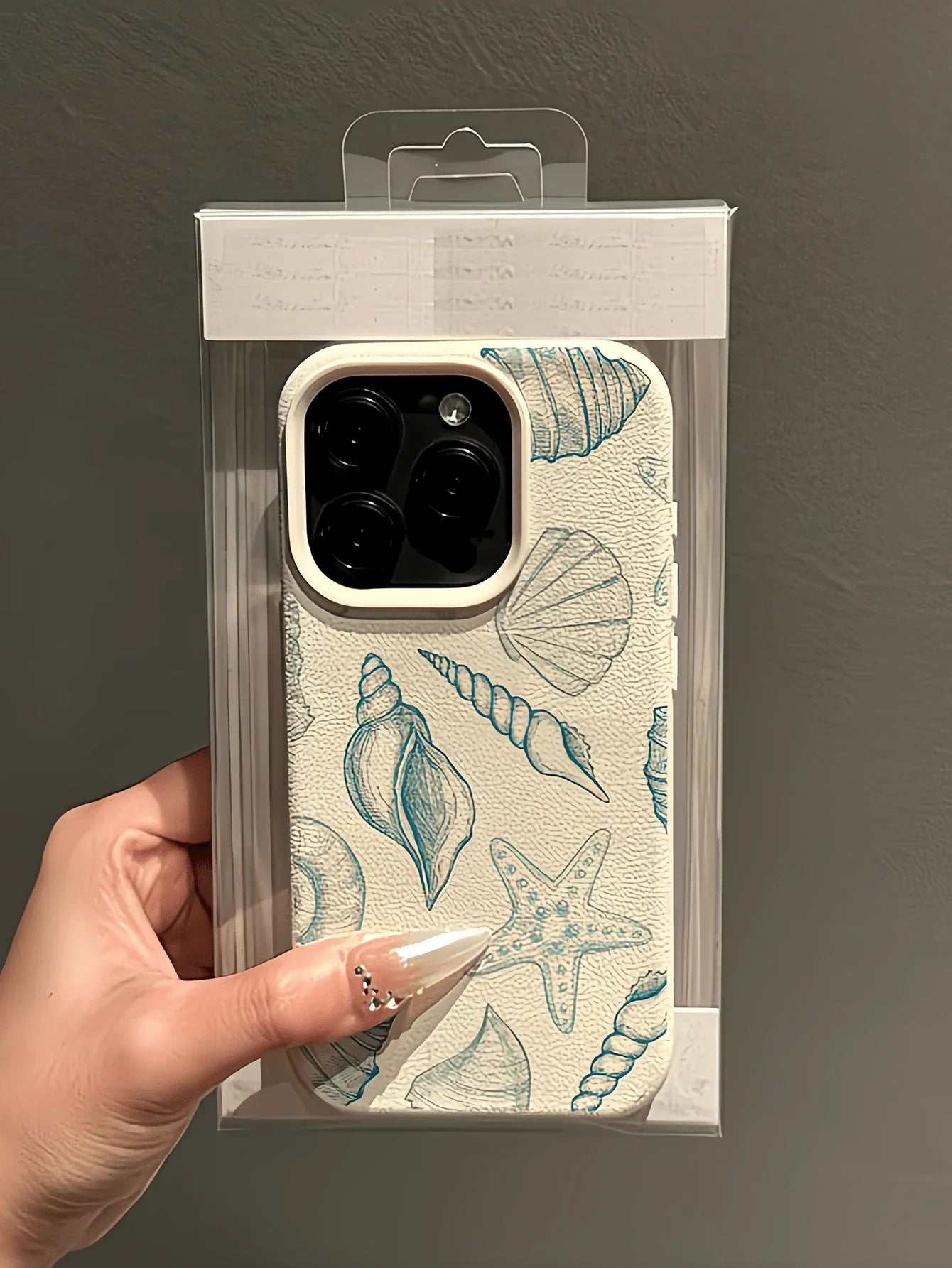 Iphone Pink White TPU Fashion Shockproof Mobile Cover
