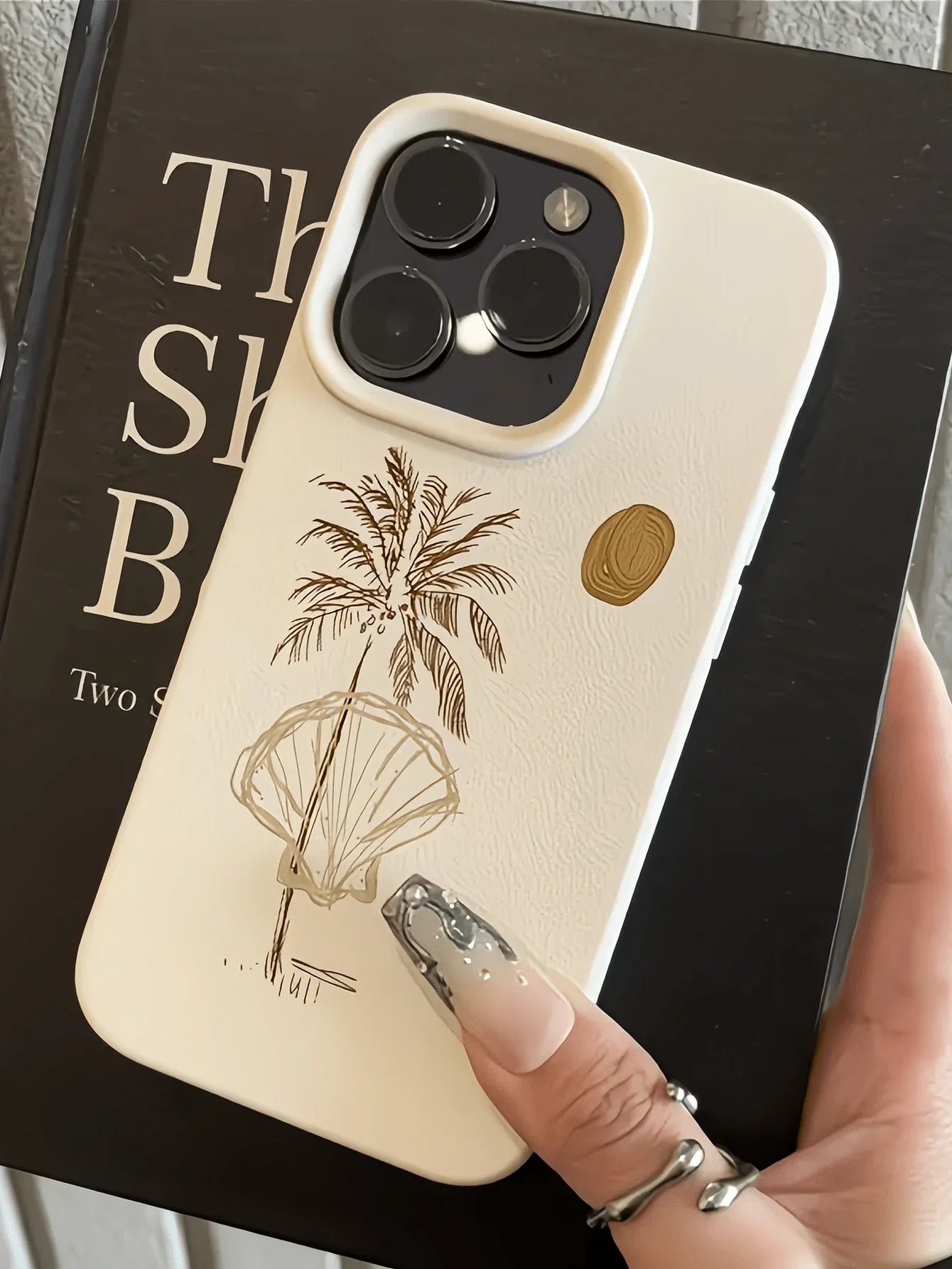 Iphone Pink White TPU Fashion Shockproof Mobile Cover