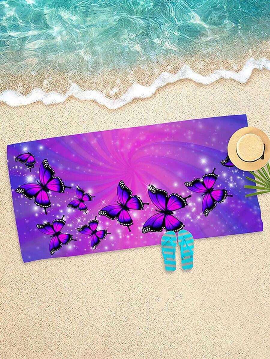 Leopard Print Beach Towel