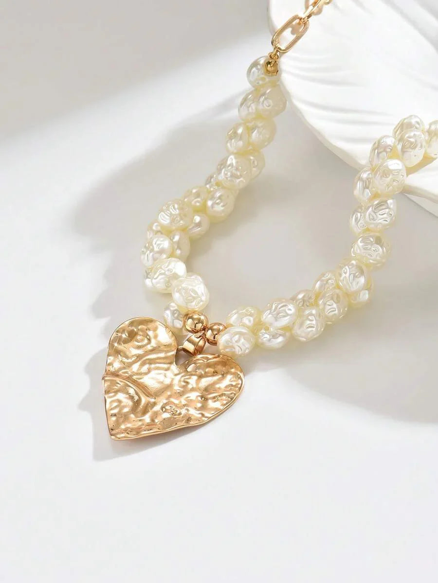 Elegant Fashion Gold Chain Plastic Orange Red Jelly