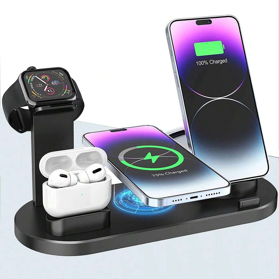Fast Charging 3-In-1 Wireless Charger 3 In 1 Wireless Charger Station