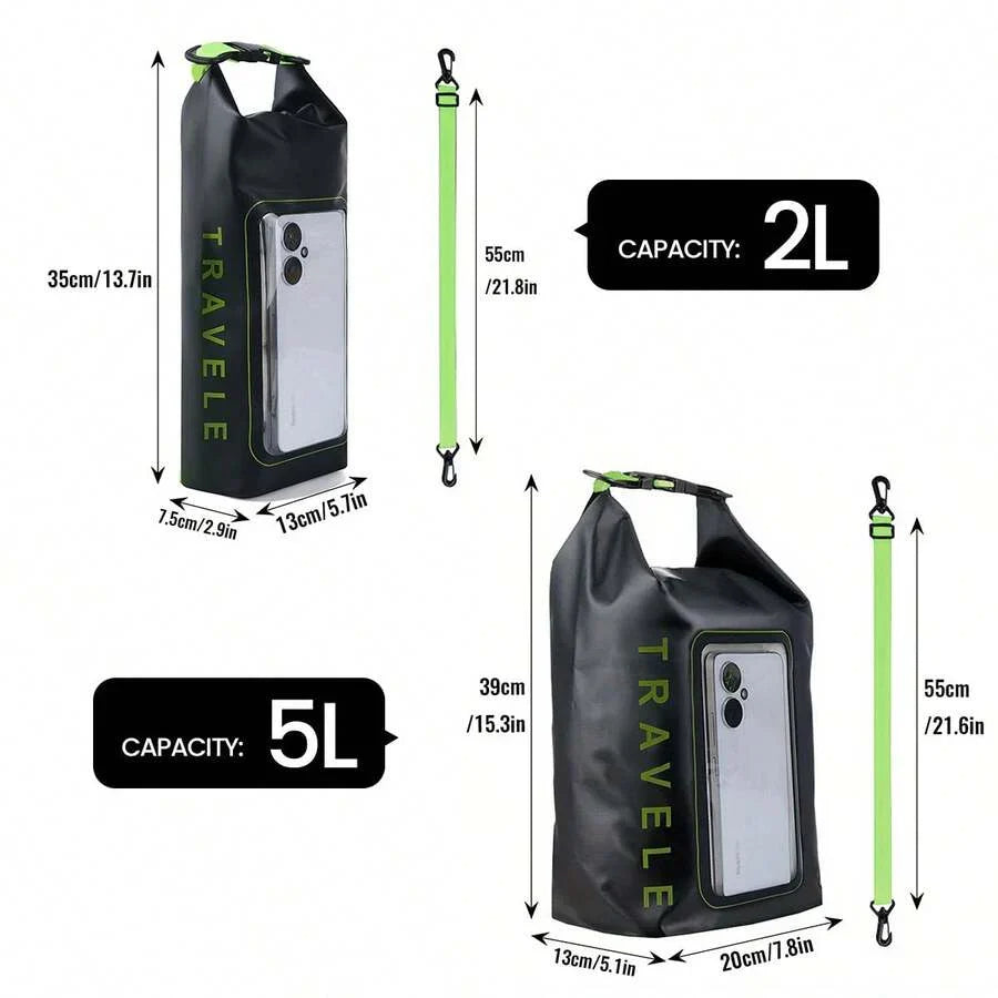 Large Capacity Waterproof Touch Screen Dry Bag