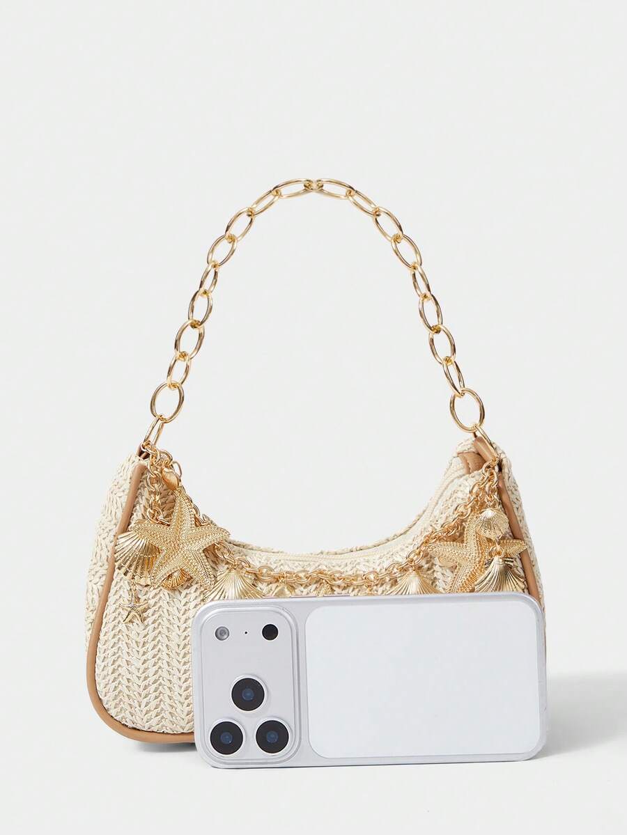 Viva Strut Summer Seaside Vacation Straw Bag