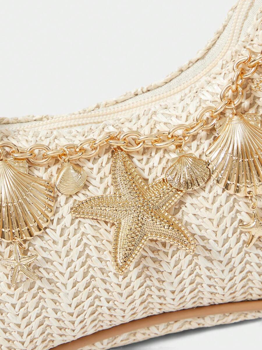 Viva Strut Summer Seaside Vacation Straw Bag