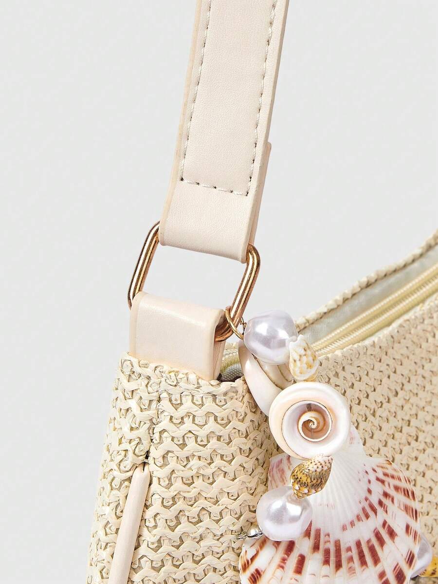 Viva Strut Summer Seaside Vacation Straw Bag
