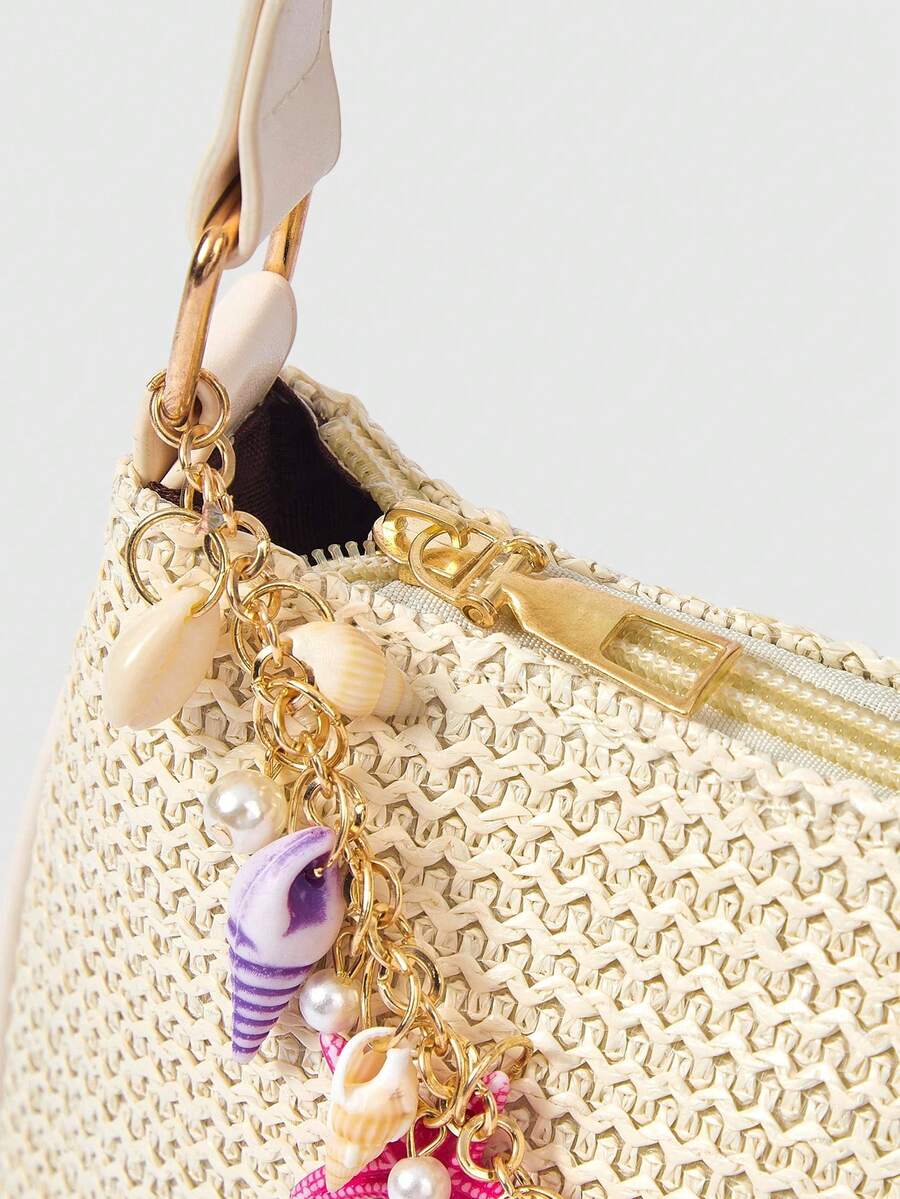 Viva Strut Summer Seaside Vacation Straw Bag