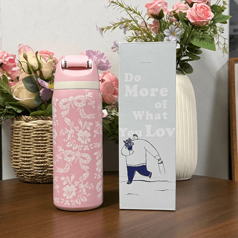 Owala Stainless Steel Water Bottle With Straw For Travel