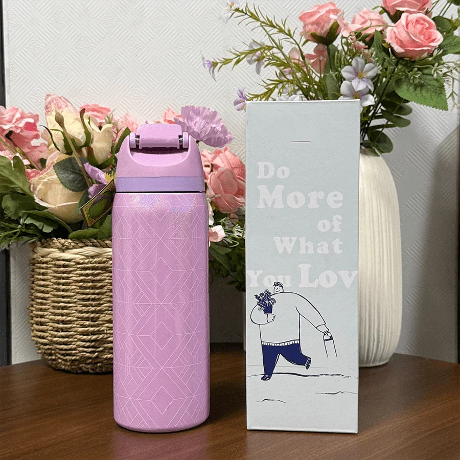 Owala Stainless Steel Water Bottle With Straw For Travel
