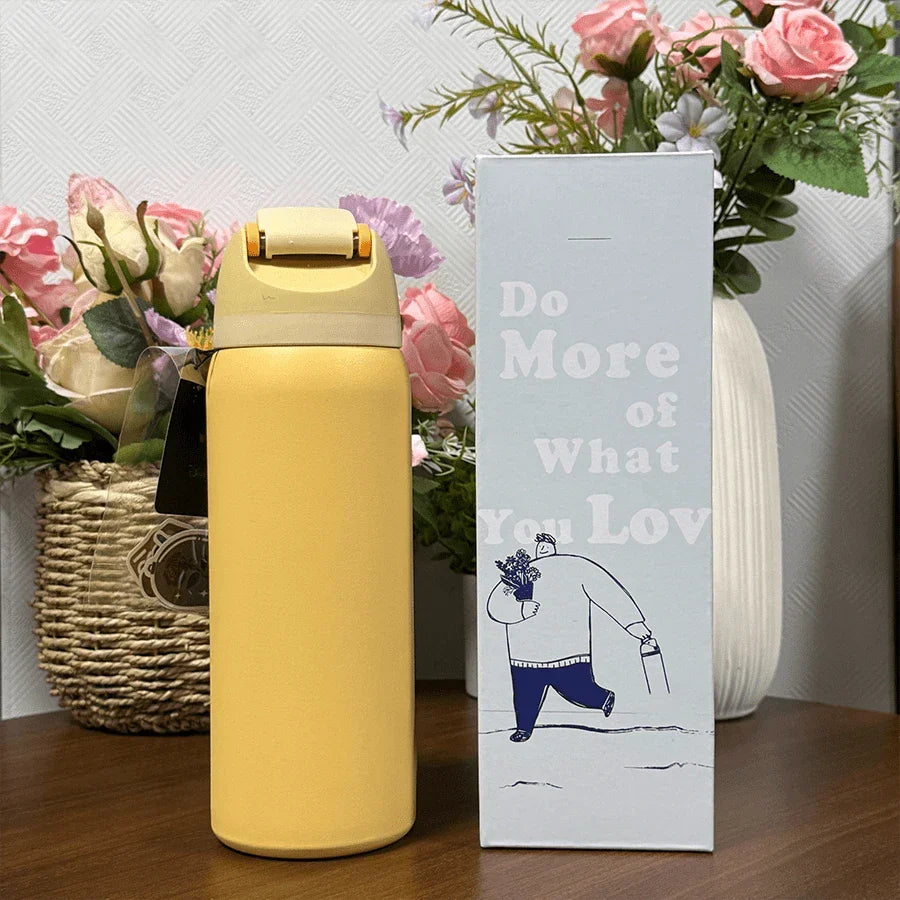 Owala Stainless Steel Water Bottle With Straw For Travel