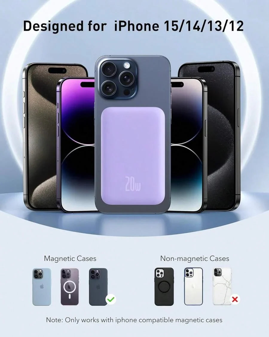 Fast Charging Magnetic Power Bank Portable Power Supply