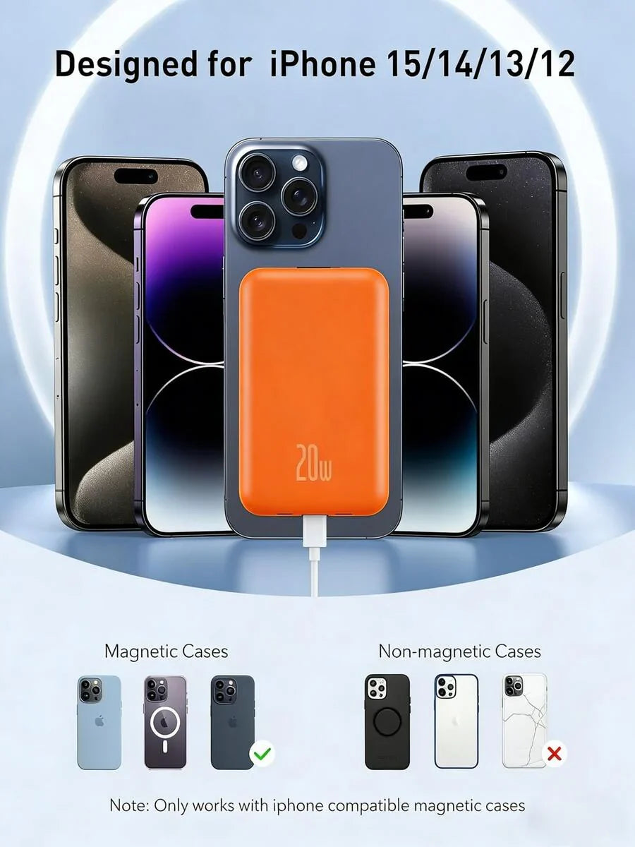 Fast Charging Magnetic Power Bank Portable Power Supply