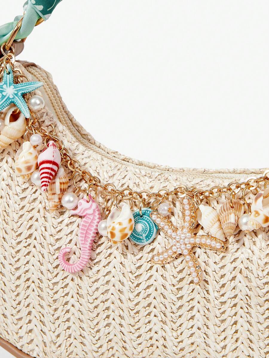 Viva Strut Summer Seaside Vacation Straw Bag