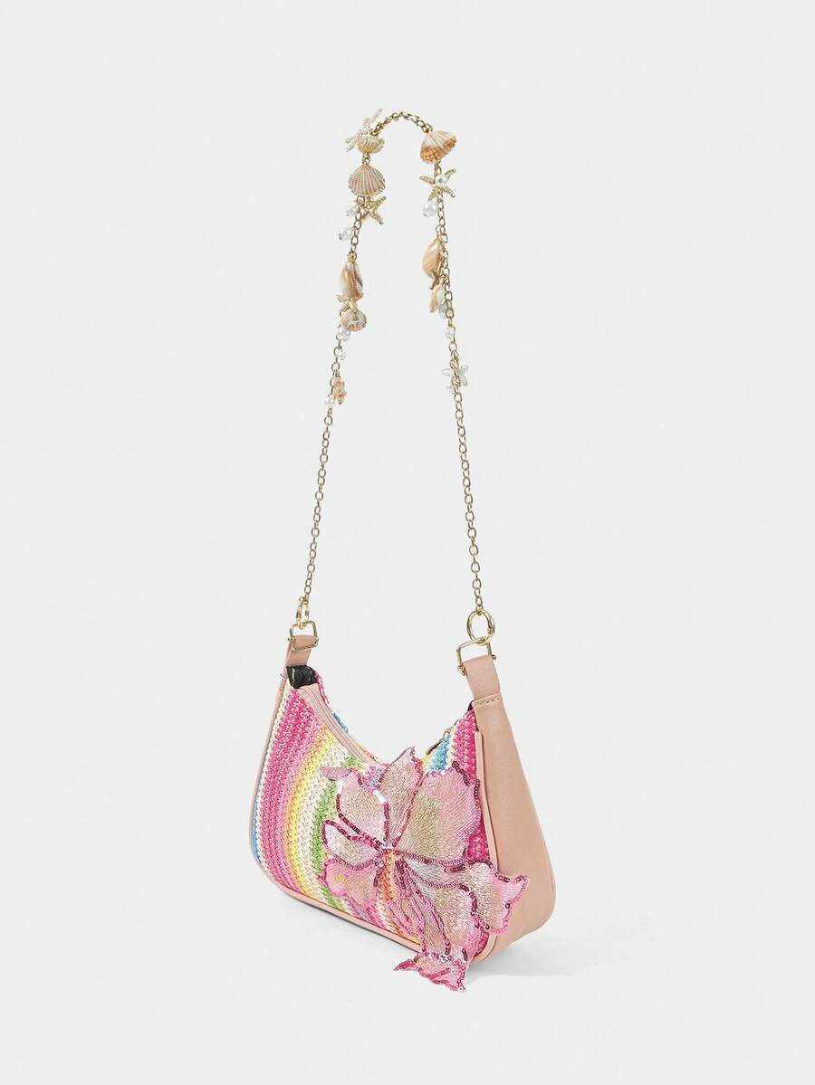 Viva Strut Summer Seaside Vacation Straw Bag